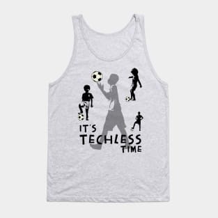 Techless Time Soccer Football Futbol Kids Athlete Athletic Tee Tank Top